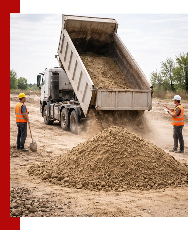 Доставка самосвалом 15 кубов в Чусовой за город и по городу