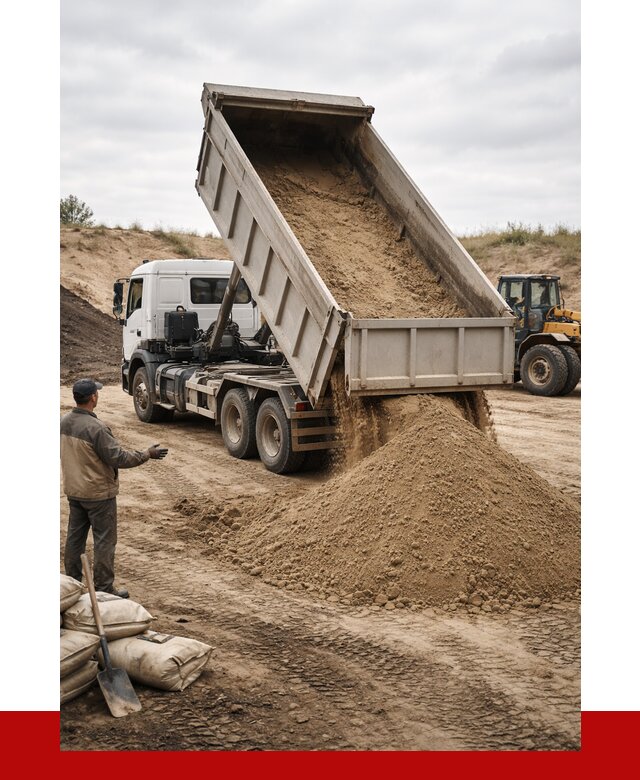 Доставка самосвалом 20 кубов в Чусовой от 7836 р. | ПРОНЕРУДЧсв