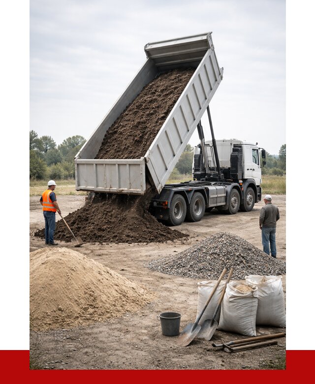 Доставка самосвалом 30 кубов в Чусовой от 8881 р. | ПРОНЕРУДЧсв