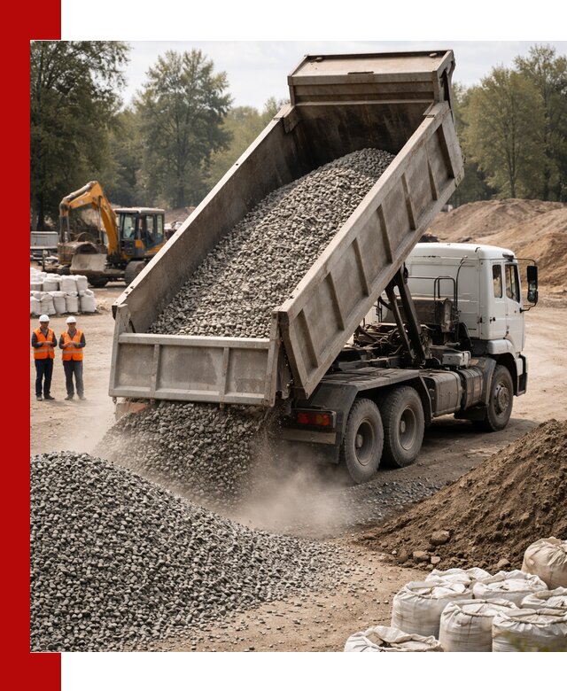 Аренда самосвала в Чусовой для доставки сыпучих и нерудных материалов