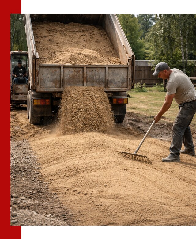 Отсыпка участка песком в Чусовой быстро и качественно